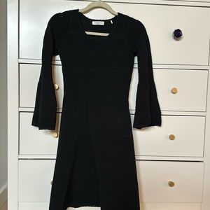 Sandro Black Knits Dress Size small